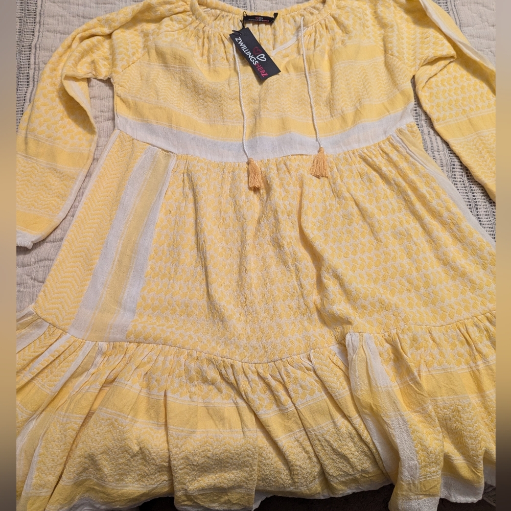 Zwillingsherz 100% cotton boho dress